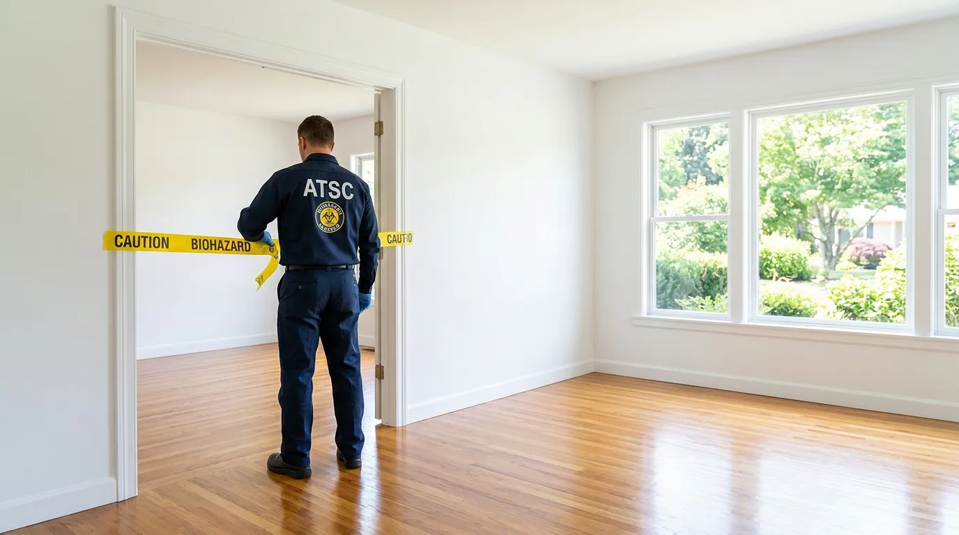 Certified biohazard cleanup crew performing Crime Scene Cleanup in Alamo Heights
